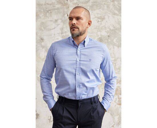 Classic Fit Long Sleeve Buttoned Collar Shirt