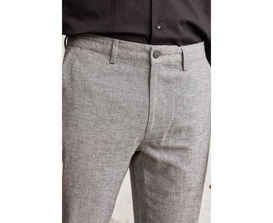 Linen Chino Trousers with Side Pockets