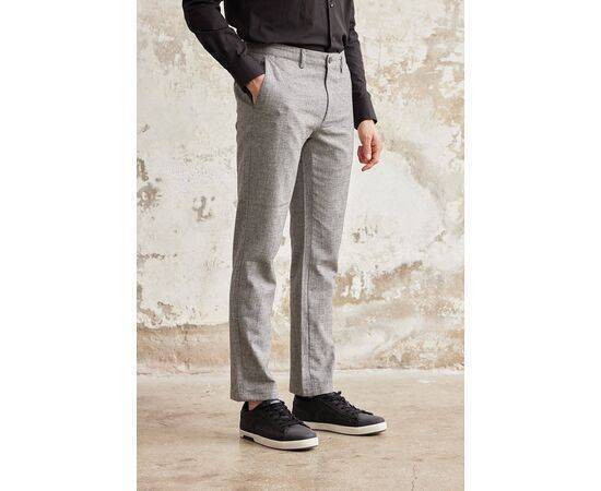 Linen Chino Trousers with Side Pockets