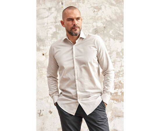 Italian Collar Long Sleeve Shirt