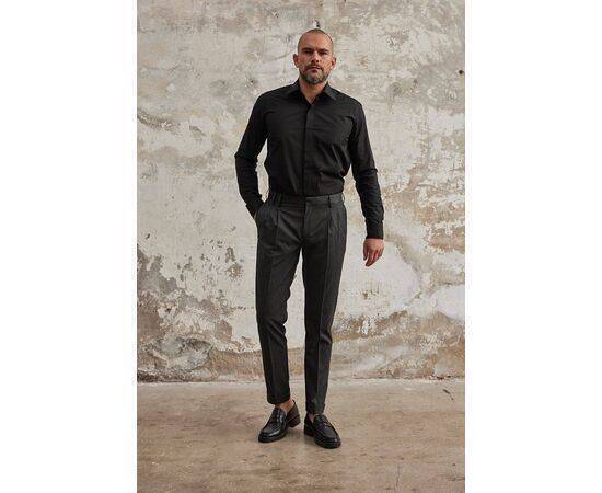 Double Pleated Side Trousers with Pockets