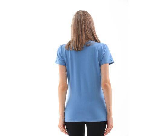 Maternity Indigo Crew Neck Short Sleeve 100% Cotton T-shirt