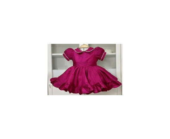 Burgundy tafeta dress