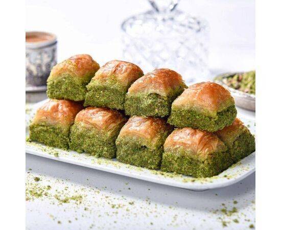 MEVLANA TURKISH PISTACHIO DRY BAKLAVA 1 KG