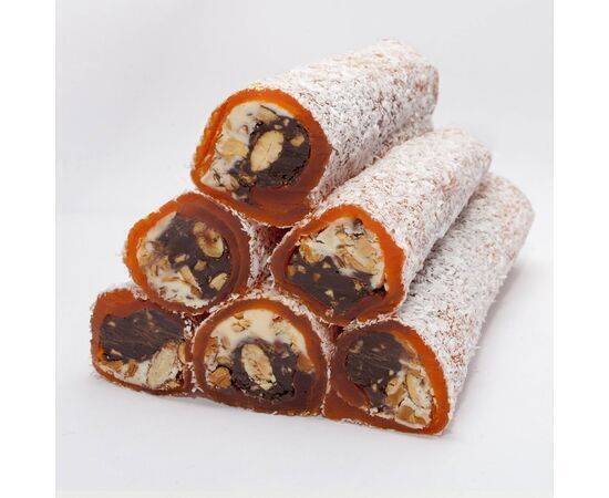 Mevlana  - Bazaar Melon Cream Chocolate Almond Wrapped Turkish Delight 1000 Gr