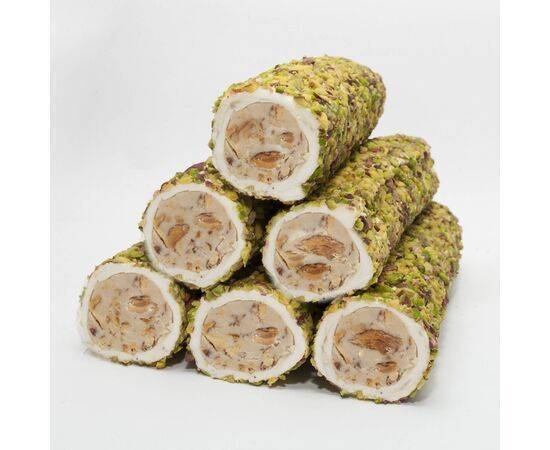 Mevlana  - Bazaar Sultan Almond Wrapped Turkish Delight With Rice Pistachio 1000 Gr