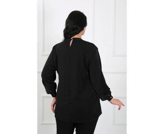 Women's Collar Stone Dubai Fabric Plus Size Shirt