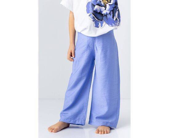 Woven Viscose Straight Pants for Girls