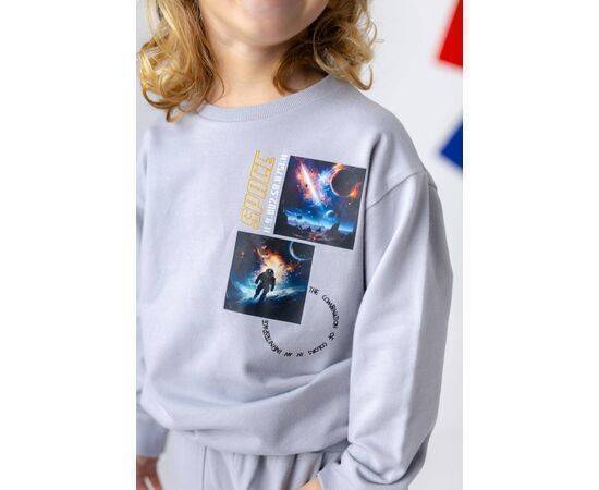 Space Printed Sweatshirt for Boys