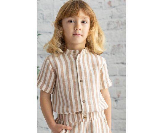 Striped Muslin Shirt for Baby Boys