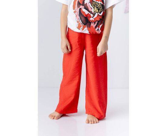 Woven Viscose Straight Pants for Girls