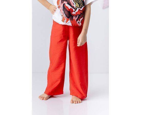 Woven Viscose Straight Pants for Girls