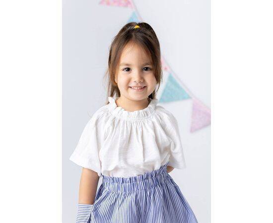 Woven Viscose Straight Blouse for Girls