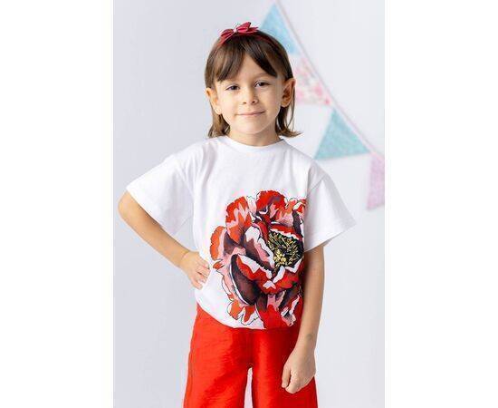 Rose Printed T-Shirt for Girls