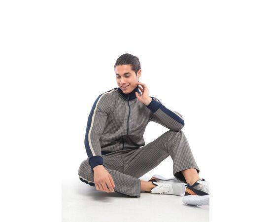 Men's Stand-Up Collar Tracksuit Set