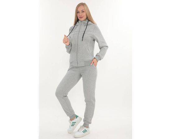 Women's Hooded Tracksuit with Zipper