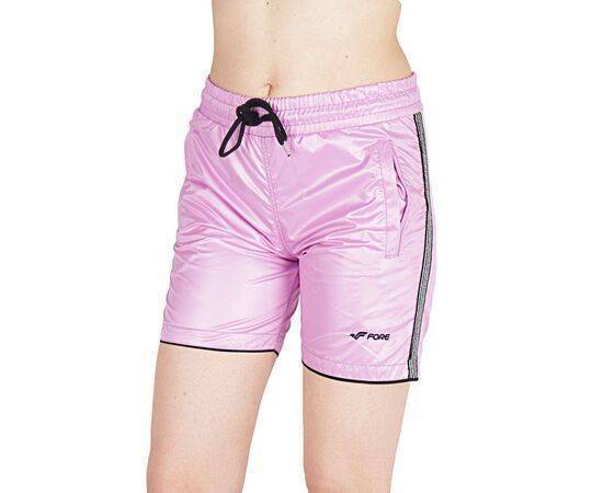 Women's Shiny Shorts with Pockets