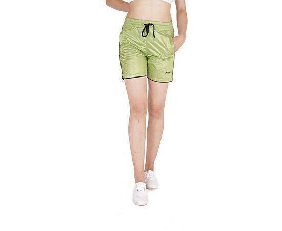 Women's Shiny Shorts with Pockets