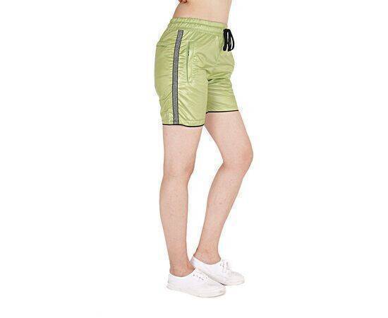 Women's Shiny Shorts with Pockets