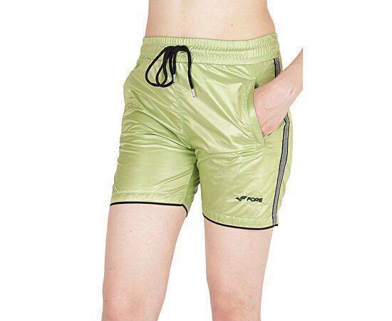 Women's Shiny Shorts with Pockets