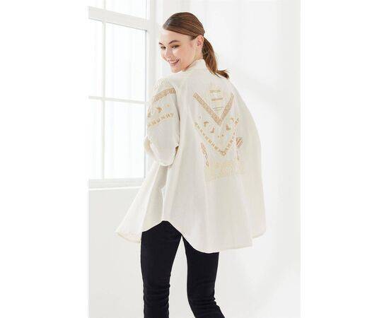 Kimono with Embroidered Back and Sleeves