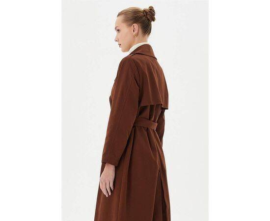 Double-breasted Baby Neck Trench Coat