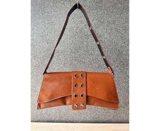 Asymmetric Handbag with Ring Detail